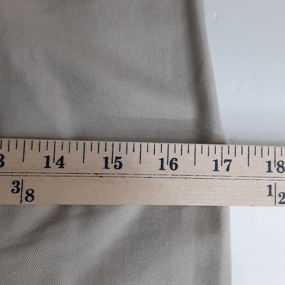 Vintage 90s Safari Dress Sleeveless Button Up Khaki Sheath Dress Mini Womens 4 - Picture 10 of 11